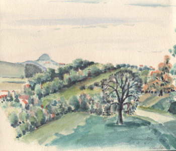 R0315*-Ebersbach Fils Blick zum Hohenstaufen