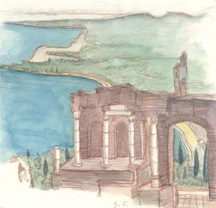 R1216*-Taormina, Griechisches Theater