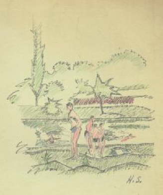 R1783-Schwimmerjugend 1924, Lithographie