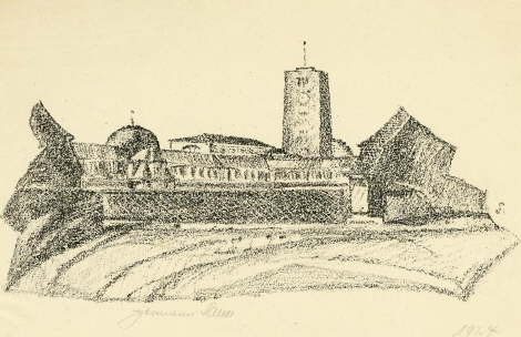 R1784-Stuttgart-Hbf, 1924, Lithographie